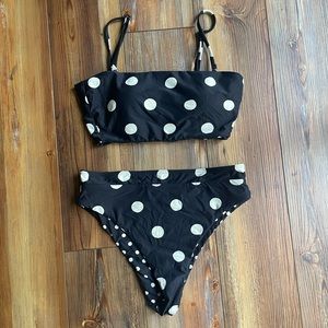 Polka dot reversible Billabong swimsuit